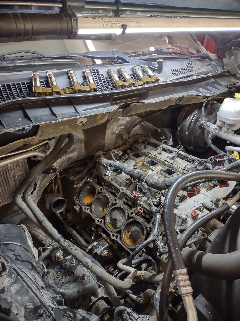 diagnose the ticking noise when accelerating