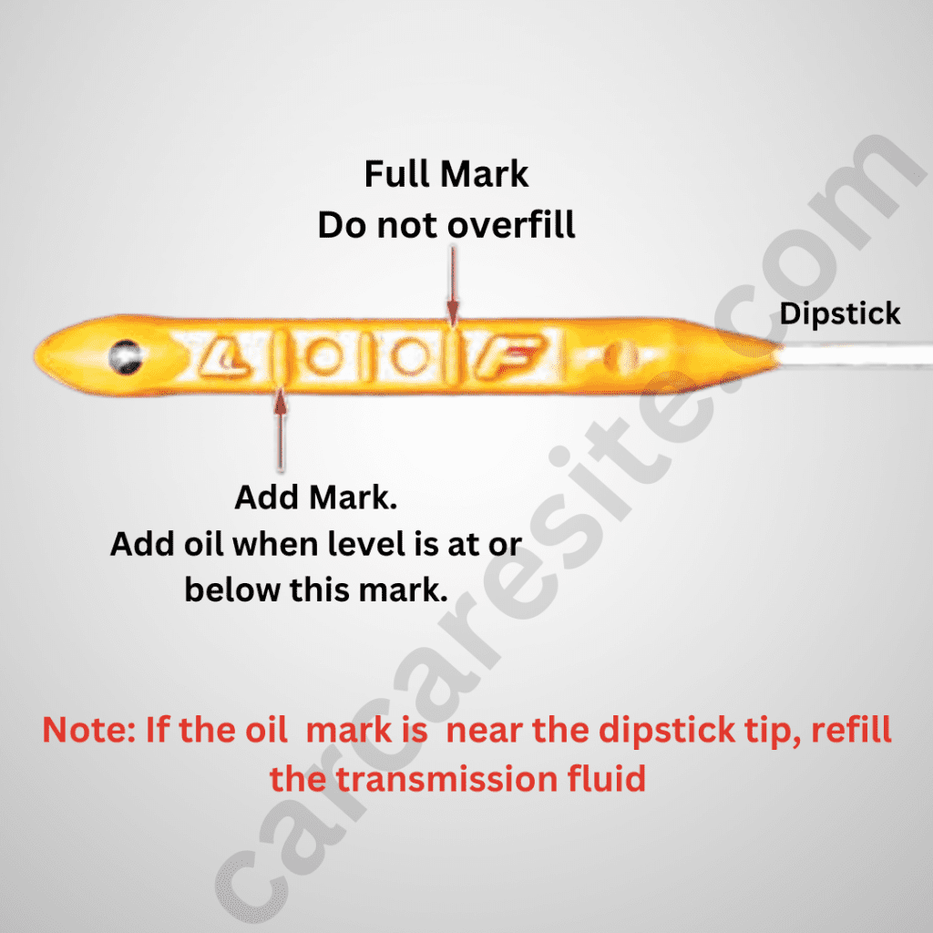 If the oil level is low , top it up to the max line