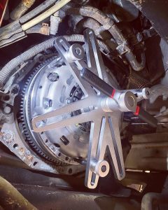 dual mass flywheel and clutch kit fitted to a Volkswagen Crafter