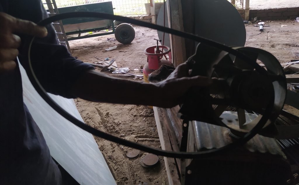 Cracked belts is a reason of Whirring Noise When Starting Car