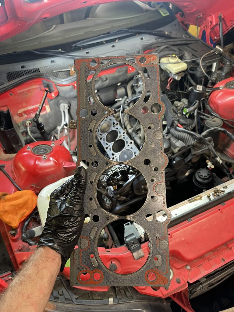 blown gasket is the most reason for ticking sound when accelerating