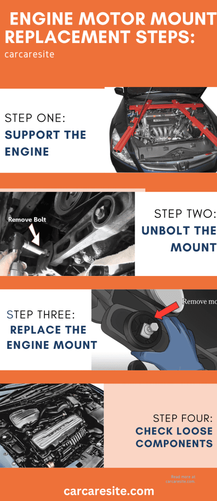 Bad Engine Motor Mount Replacement steps