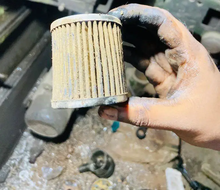When your fuel filter is clogged ,you may experience engine sputtering