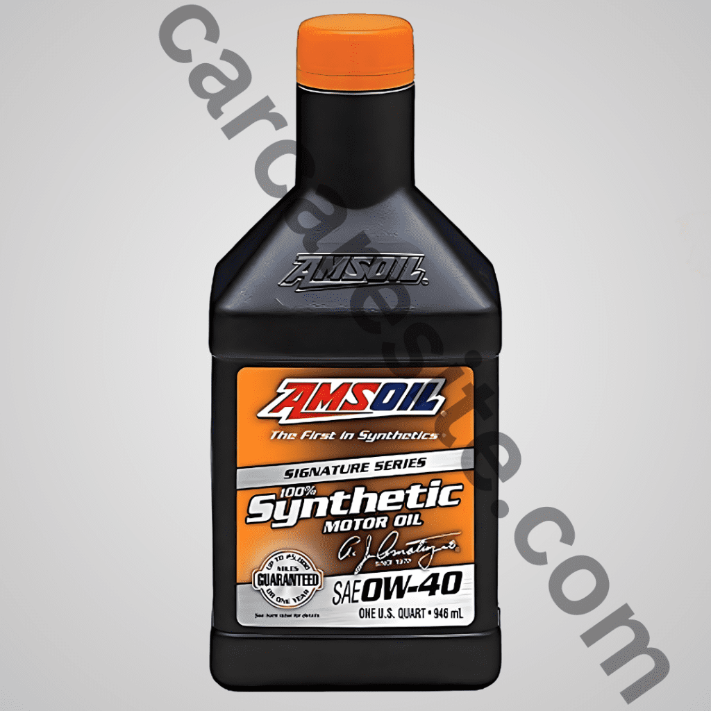 0w40 engine oil sample