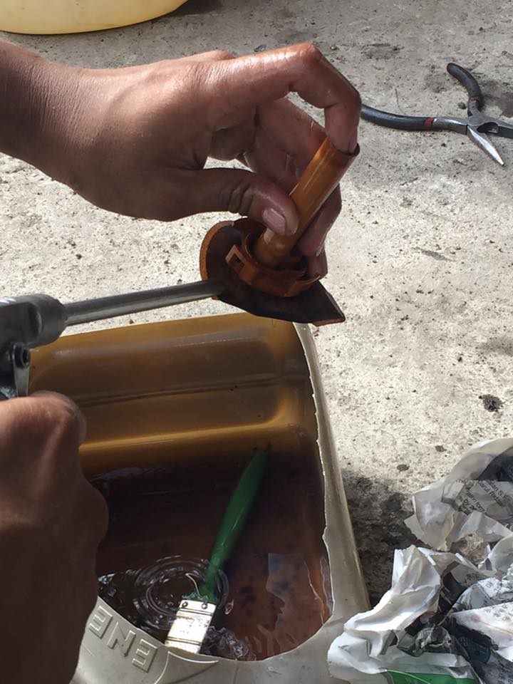 cleaning fuel pump