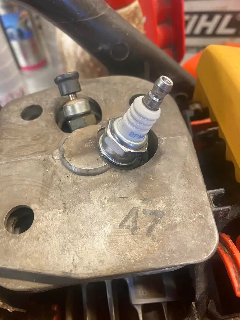 Damaged Spark Plug